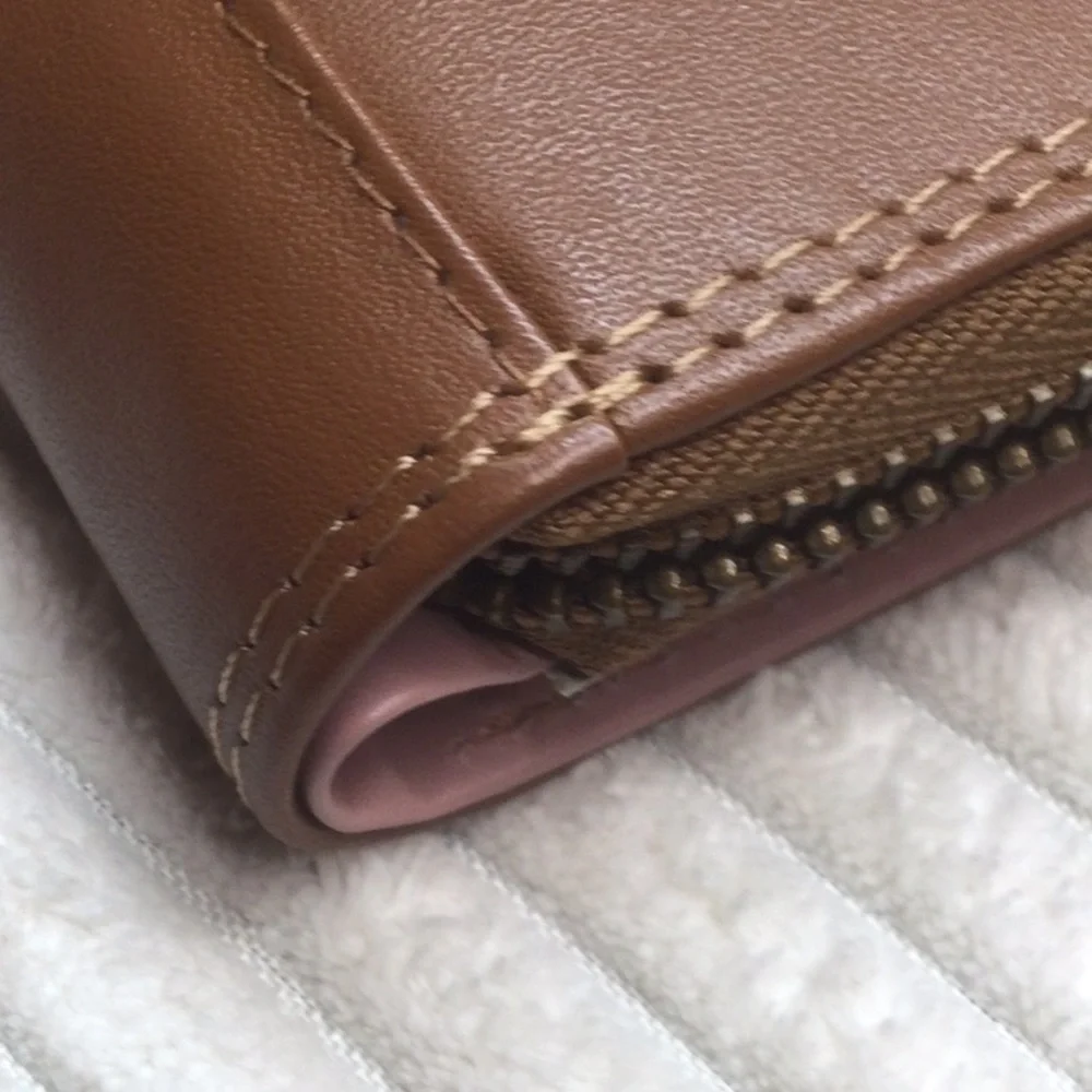 New tan brown leather wallet - Picture 4 of 13